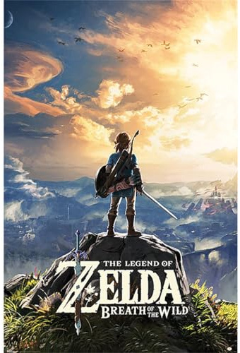 Pyramid America The Legend of Zelda Breath of The Wild Hyrule Video Game Gaming Cool Wall Decor Art Print Poster 60x90