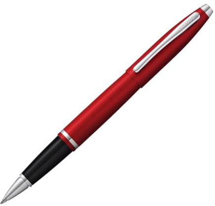 CROSS AT0115-19 Calais Matte Metallic Crimson Rollerball Pen Including Gift Box