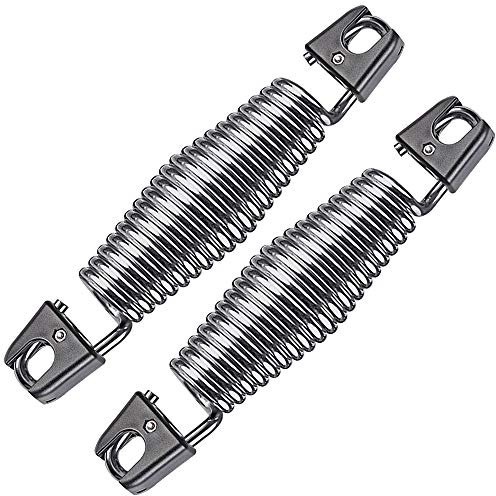 Besthouse Lot de 2 Ressort avec Cordon de Sécurité pour Fauteuil Suspendu, Hamac ou Balançoire, Supporte jusqu'à 272Kg