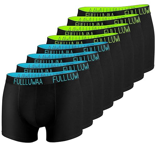 Fullluwaa Boxershorts Herren 8er Pack Unterhosen Männer Baumwolle Men Retroshorts Boxer Unterwäsche M, L, XL, XXL, 3XL, 4XL