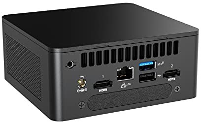 (ASUS NUC) Intel NUC 12 Pro Mini PC, Core i7-1260P (12 cores, 16 threads, up to 4.7GHz) Desktop PC Computer, NUC 12 i7 Barebone Mini Computer NUC Support 8K UHD/WiFi 6E/BT 5.3/Thunderbolt 4/no RAM&SSD