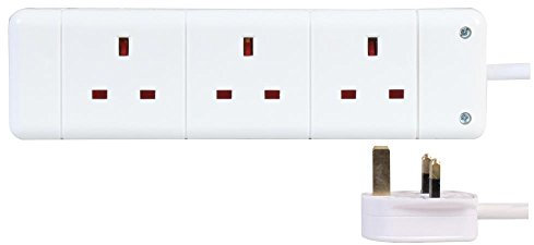 Pro Elec PELB1801 Extension Lead Three Gang 1M