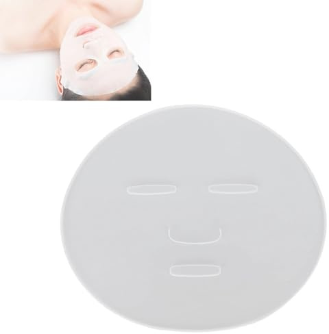 Stampo per Maschera per il Viso, Stampo per Viso Riutilizzabile per Maschera per il Viso, Salone di Bellezza per la Casa, Maschera per il Viso Riutilizzabile in Silicone, Accessorio per la Cura della