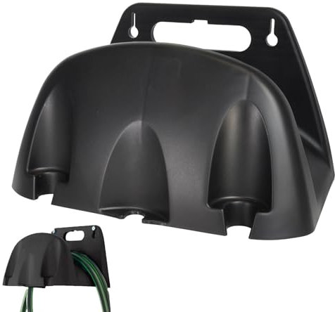 Soporte para Manguera - Soporte para Manguera montado en la Pared, Soporte para Manguera Resistente | Colgador de Manguera Multifuncional, Organizador de Manguera de jardín, Soporte para manguer