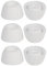 3 Pairs Ultra Comfort Ear Tips for Galaxy Buds2 Pro Earplugs Replacement, Silicone Headphone Ear Buds with Dush Net, Compatible with Samsung Galaxy Buds2 Pro/SM-R510- White