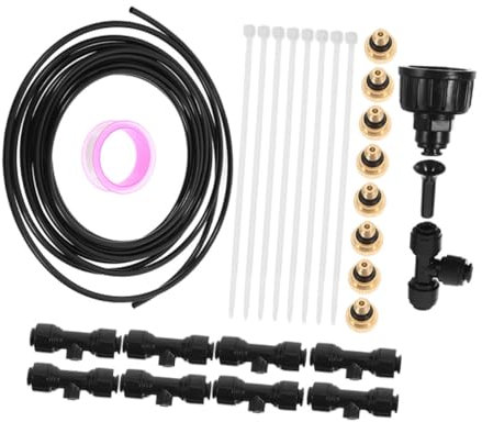 CIMAXIC 1 Ensemble De Kit De Pulvérisation Carré Anti-Chute Télémètre Arroseur Arroseur Automatique Kit De Pelouse Bacs À Eau Kit De Plantes Respirant Kit D'Arrosage Pot De Fleur PP