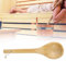 Sauna Accessoires, Holzkelle mit Ergonomischen Grip Sauna Wasserschaufel Kelle Spa Löffel Badesalze Löffel für Männer Frauen Badezubehör