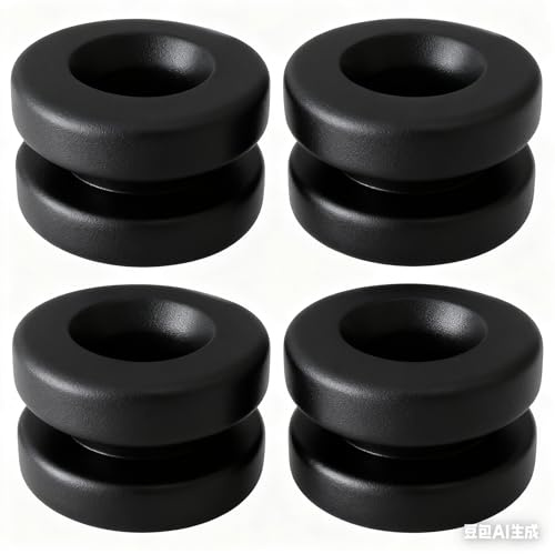 Amazleer 9814411880 Lot de 4 œillets de montage en caoutchouc pour boîtier de filtre à air de voiture Pièce de rechange 1422A4 compatible avec Citroën, Compatible avec Peugeot (4)