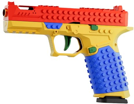 Set di Maniglie per Blocchi di Costruzione Tattici DIY, Giocattolo di Costruzione Simulatore di Fucile a Detenzione Creativa per Bambini e Ragazzi, Regalo Divertente per Natale e Compleanni