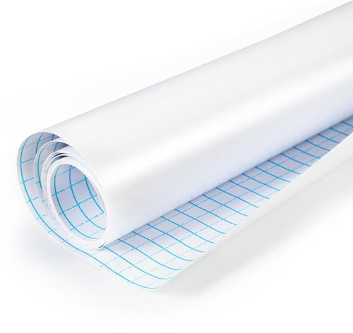 BESTOOL Rollo de papel adhesivo para pizarra blanca, 43 x 300 cm, autoadhesivo, lámina de papel borrable en seco, papel pintado de pizarra para el hogar, la oficina, la escuela, pizarra de notas