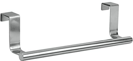 GUTE LINES Portastrofinacci Da Armadietto Portasciugamano Per Porte Gancio Dispenser in Acciaio Inox (23CM)