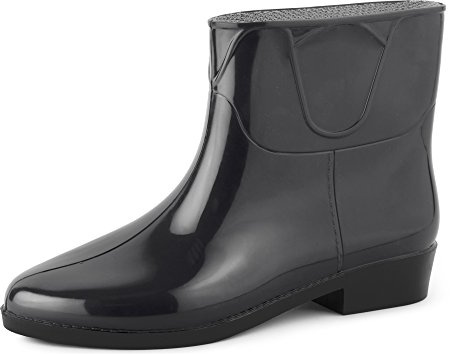 Ladeheid Stivali in Gomma Donna LAZT201801 (Nero/Nero, 37 EU)