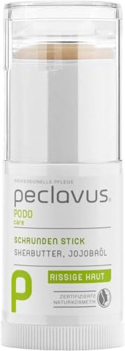 Ruck Peclavus Schrunden Stick mit Sheabutter und Jojobaöl, Schrundensalbe gegen Hornhaut und Risse an der Fußhaut