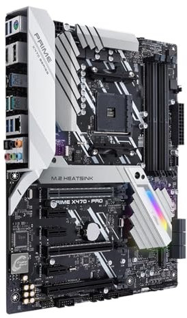 Computer Motherboards Fit For ASUS PRIME X470 PRO Motherboard With AMD X470 Chip Socket AM4 For AMD Ryzen/7th Gen A-Series 4×DDR4 PCI-E 3.0 2 X M.2 ATX
