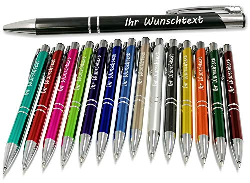 DECORS concept Stylo personnalisable - cadeau de haute qualité pour tous. Stylo à bille avec gravure parfaits comme cadeaux promotionnels, articles d'entreprise, cadeaux de fête - Quantité: 25