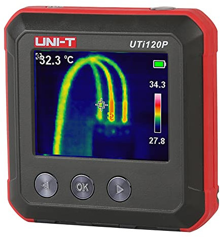 UNI-T UTi120P Mini Cámara Térmica, 120 x 90 Resolución, -20°C - 400 ° C