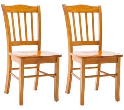Boraam Shaker Dining Room Side Chairs, Set of 2 - Oak