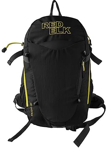 REDELK - Zaino per escursioni trekking giornalieri Prado 20 l - Nero Giallo