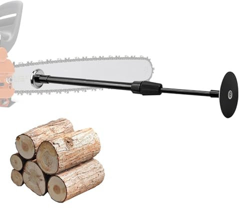 Tioheam Strumento per misurare la Legna da ardere per Motosega, Magnete Magnetico Regolabile per Strumento di misurazione della Legna da ardere per Motosega, Il Calibro per Legna da ardere Si collega