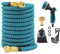 TIREX by xonic® Hochwertiger flexibler Gartenschlauch – dehnbarer Wasserschlauch mit robustem 3-fach Latexkern – leichter Flexi-Schlauch mit 10 verschiedenen Strahlarten (Blau, 22,5m)
