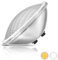 OSREE LED Poolbeleuchtung PAR56, 30W Schwimmbadlampe Edelstahl 316 ersetzt 500W Halogenlampe, 6000K Kaltweiß, 3000 Lumen, 12V AC Poollampe PAR56 IP68 Wasserdicht für Beton GFK Stahlbecken Einbautopf