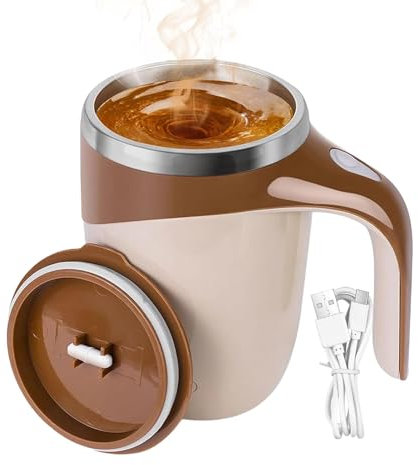 Wezalget Tazza da caffè automescolante | Tazza da caffè automatica con mescolamento magnetico Tazza automescolante ricaricabile Bicchiere da caffè automescolante - per caffè/latte/tè/cioccolata calda