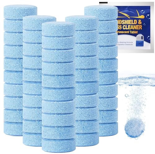 Screen Wash Tablets, 150 PCS Car Screenwash Windscreen Washer Fluid for Cars Windshield Glass Kitchen Windows Cleaning Windscreen Washer Tablets