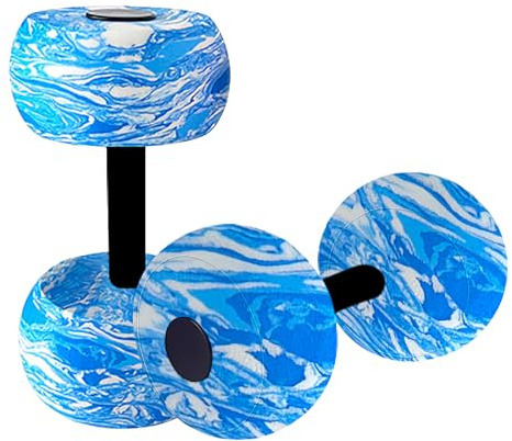 Para, 2 mancuernas de resistencia para piscina, herramienta acuática para recuperación de ancianos, mujeres, hombres y niños, natación, entrenamiento muscular y fitness