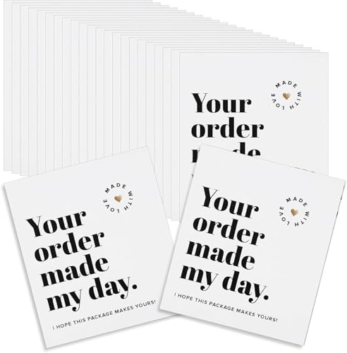 50PCS Thank You Cards for Small Business,Thank You for Your Order Cards,Small Business Supplies for Thanks Customers