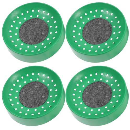 HOLIDYOYO 4 pièces Nid pour Pigeons Abs Robuste Bol de Nidification Anti-roulement Plateau de Reproduction pour Petits Oiseaux