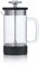 Barista & Co Core French Press Coffee Maker - Plastic Free Tea and Coffee Strainer with Borosilicate Glass Beaker, Metal Filter and Removable Steel Base - Black 350ml Manual Tea and Coffee Infuser
