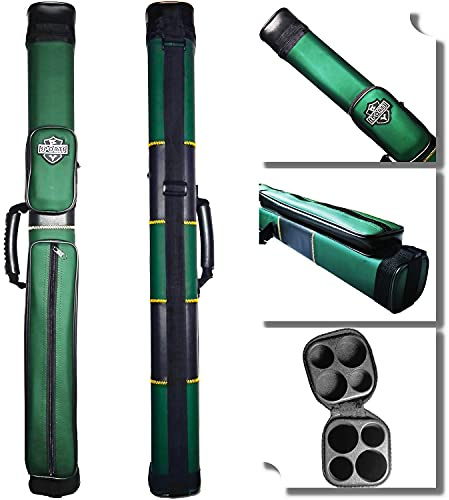 BY SPORTS 2x2 Hard cue case Square Pool Cue Billiard Stick Carrying Case
