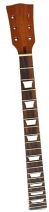 mophrati Reemplazo de mástil para instrumento musical, mástil de guitarra eléctrica 22 trastes, pieza Para madera, compatible con guitarras LP para proyectos bricolaje, piezas repuesto para guitarra