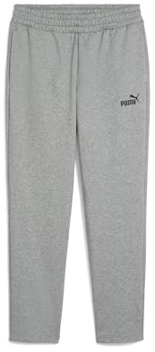 PUMA Ess Logo Pants Tr Op Srl - Pantalons Jogging - Homme,Medium Gray Heather,M/L