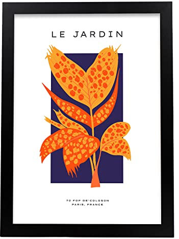 Nacnic Polka Dot Begonia Poster art, Size A3 No frame. Botanical style Print for the decoration of living room walls, bedrooms, offices...