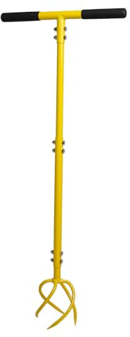 BARAYSTUS Garten Handfräse Gartenkrallen-Twistfräse Kultivator Bodenverluster Rasenbelüfter Areator Lockern Rototiller, Gartenbeet und Pflanzkasten Kultivator, Gartengeräte