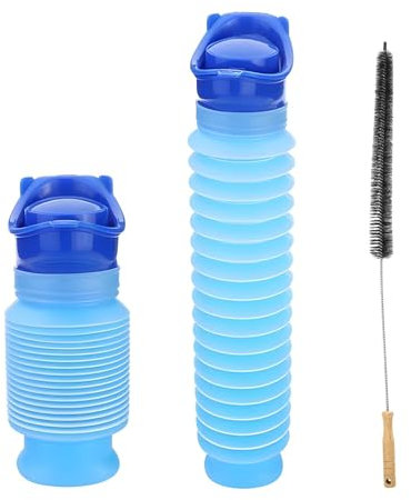 GegXcn Urinal Bottle for Men, 750ml Urinal Bottle, with Cleaning Brush, Travel Portable, Female Urinal, Leak-Proof Design, for Men & Women Car, Camping, Traffic Jam