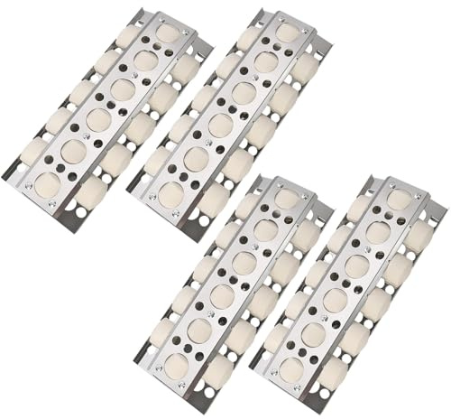 GasSaf 16 Briquettes Tray for Summerset Sizzler 26 32 40 Grill, Parts for RCS Premier RJC009P RJC32A RJC26A RJC40A RJC32AL RJC40AL Grill Briquettes Heat Plates, 4 Packs 16 x 6.5 Sizzler Plates