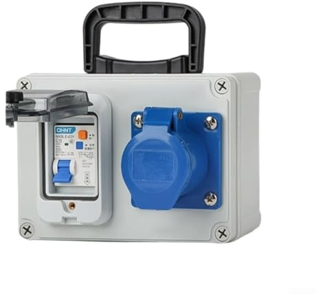 Boîte de jonction électrique extérieure étanche IP65 pour jardin et terrasse, construction en métal PC gris résistant aux intempéries, 17,5 x 12,5 x 7,5 cm