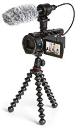 Sony FDR-AX53 Creator Kit - 4K Ultra Handycam Creator Kit with Microphone ECM-CG60 and Joby GorillaPod 1K (Ideal for Vlogger, YouTube) Black