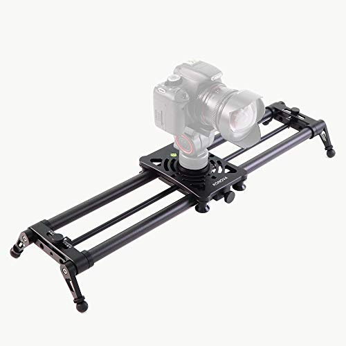 KONOVA P1 Series Carbone Camera Slider Dolly Parallax Panorama Shot for Camera, Mobile Phone, DSLR, Mirrorless with Bag (80cm)