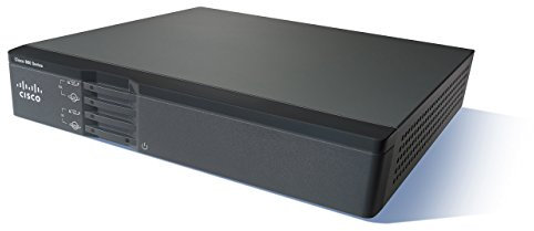 Cisco 867VAE-K9 Ethernet ADSL2+ Negro - Router (10,100,1000 Mbit/s, 10/100/1000Base-T(X), ADSL (RJ-11),Ethernet (RJ-45), ADSL2+, VDSL2/ADSL2+, IEEE 802.1Q,IEEE 802.3ab,IEEE 802.3u) (Reacondicionado)