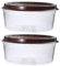 Yardwe 20pcs Plastic Cake Containers Carriers Clear Cake Boxes with Lids 9.5 Inch Bakery Dessert Take Out Packing Case for Birthday Christmas Black