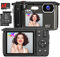 Digital Camera 4K,Vmotal UHD 64MP Photo 4K Video 60FPS,Dual Screens 2.8”+2.0”/16x Zoom/Time-lapse/Slow-motion/Autofocus/Manual Focus/with Wifi, Vlogging Camera for YouTube Beginners