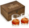 Idee Cadeau Homme Whiskey Set Coffret Cadeau Noel Verre a Whisky 2 x 380 ML en Cristal pour Cadeau Papa Cadeau Anniversaire Cadeau Fête des Pères