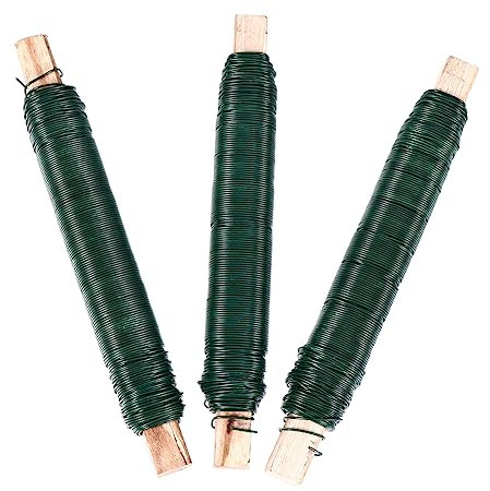 Happyyami 3stücke Diy-eisendrähte Für Blumensträuße Biegbarer Basteldraht Beschichtet Vielseitig Einsetzbar Für Blumenstiele Und Bindedrähte