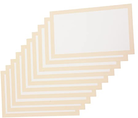 SEWOART Papel Xuan Grueso Rectangular de 10 Hojas para Caligrafía y Pintura China, Papel de Arte Portátil y Multifuncional Adecuado para Escritura y Pintura Tinta
