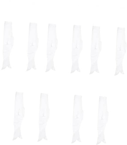 HANABASS 10piezas Carp Windsock Blank Canvas para Decoración Colgante De Jardín y Actividad