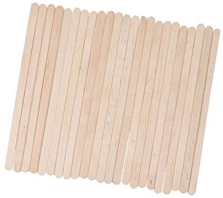 ARTSEWPLY 100stücke Wachsspatel Aus Holz Einweg-haarwachs-sticks Zum Entfernen Von Haaren Geeignet Für Heißwachs Und Streifenwachs