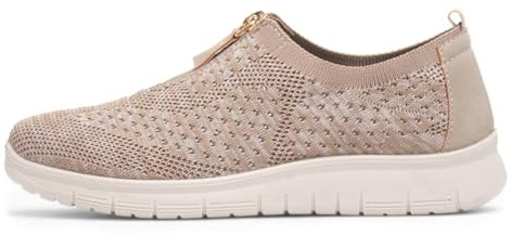 Cushion Walk Astrid Womens Beige Casual Shoe - Size 6 UK - Beige